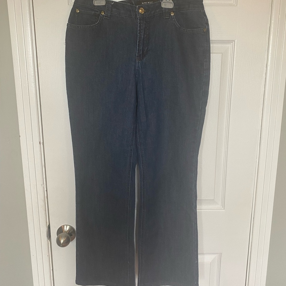 Nine West Dark Blue Flare Jeans